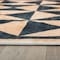 World Rug Gallery Geometric Diamond Washable Non Slip Runner Rug 2 ft x 10 ft Natural WR74NATURAL2X10 - alternate 5