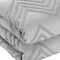 Homeroots Gray King Polyester 180 Thread Count Washable Duvet Cover Set 529058 - alternate 6