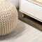 Jonathan Y Linear Modern Half-Stripe Blue/Cream 5 ft. x 8 ft. Area Rug CTP112A-5 - alternate 5
