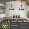 Vaxcel Yellowstone 4-Light 24 in. Wide Burnished Bronze Rustic Moose Bowl Pendant Light Amber Glass PD55624BBZ - alternate 5