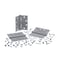 Global Door Controls 4.5 in Leaf W x 4.5 in Leaf H, Silver CP4545BBNRP-USP-3 - alternate 4