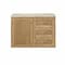 James Martin Vanities Laurent 36" Single Vanity, Light Natural Oak, w/ 3 CM Tajnar Eclos Top 545-V36-LNO-3TJR - alternate 4