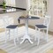 Whitewood Industries Extension Dining Tables, 45 in L, 38 in H, Parawood Top K05-42DPT-6B-S61332 - alternate 3