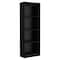Homeroots Set of Three Black Five Tier Bookcase 546340 - alternate 8