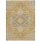 Homeroots 10' X 14' Gold Beige And Blue Oriental Washable Indoor Outdoor Area Rug 600161 - alternate 7