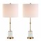 Jonathan Y Hopper 27 in. Marble/Crystal LED Table Lamp, Brass, 2PK JYL5003A-SET2 - alternate 1