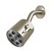 Kingston Brass 3" Round Raindrop Brass Shower Head with 5-3/8" Shower Arm, Brushed Nickel K238A8CK - alternate 1