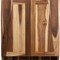 Homeroots 24in Shades Of Brown Solid Teak Wood Wall Mounted Accent Cabinet 383583 - alternate 3