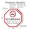 Signmission No Smoking Within 75' Of Any Door o, 18 inch X 18 inch, Plastic Sign, 2PK OC-P-2PACK-18-89 - alternate 6