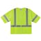 Ergodyne Hi-Vis Economy Vest w/Sleeves L/XL Class 3 U Back, , Zipper 3 Pockets, 1 Mic Tab 8320Z - alternate 4