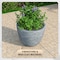 Leisuremod Dahlia Tapered Round Fiberstone & MgO Clay Planter with Cover, Weather-Resistant DP11AC - alternate 8