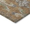 Homeroots 8' Copper Green And Beige Round Floral Washable Indoor Outdoor Area Rug 605279 - alternate 4