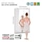 Fab Glass And Mirror Home Gym Mirror 47.5x31.5inches 1/4in Thick, Large Full Body Mirror for Yoga, Large Wall Mirror GMA48x32 - alternate 5