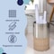 Happimess Asher Modern 4.13-Gallon 2-Tone Natural Wicker/Metal Cylinder Waste Basket, Chrome/Natural HPM1102B - alternate 3