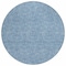 Homeroots 8' Denim Blue Black And Ivory Round Geometric Washable Indoor Outdoor Area Rug 596724 - alternate 3