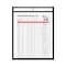 C-Line Products 11" x 14" Black Stitched Shop Ticket Holders, 25PK 46114 - alternate 4