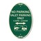 Signmission No Parking - Valet Parking Only 5-30pm-12-00a, 12 In X 18 In Architectural, Heavy Gauge Aluminum A-OV-G-1218-23791 - alternate 1