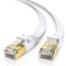Maximm 20ft Cat7 Flat Shielded Ethernet Cable 10Gbps RJ45, White CAT7FLAT-20FTWH-1PK - alternate 1
