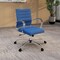 Leisuremod Benmar Modern Mesh Office Chair with Ergonomic Swivel Task Chair & Arms BO19BUM - alternate 6