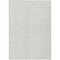Homeroots 9' X 12' Ivory And Beige Geometric Washable Indoor Outdoor Area Rug 596115 - alternate 4