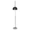 Leisuremod Arco Arched Floor Lamp 75.6in Height with White Round Marble Base and Metal Dome Lamp Shade, Black ALWH-BL-13BL - alternate 7