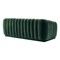 Homeroots 85" Hunter Green Velvet Manufactured Wood Sofa 543937 - alternate 4
