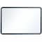 Quartet Dry Erase Board, Melamine, 24 in, 36 in, Plastic Frame, White, Gloss 7553 - alternate 1