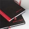 Black N Red 8-1/4" x 5-7/8" Black Casebound Notebook JDKE66857 - alternate 2