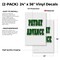 Signmission Payday Advance, Vinyl Decals Only 24 Inch x 36 Inch, Vinyl Decal, 2PK DSB-2436-2PACK-Payday Advance - alternate 2