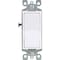 Leviton Decora Residential Grade 15 Amp Rocker Single Pole Switch White S12-5601-2WS - alternate 1