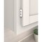 Amerock 1/2in 13 mm Overlay Self-Closing, Partial Wrap White Hinge - 1 Pair BPR7550W - alternate 3