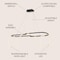 Jonathan Y Lisette 59" Contemporary Minimalist 360 Adjustable Silicone Rope/Metal Dimmable Integrated LED Chand JYL7139B - alternate 5