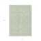 Homeroots 10' X 14' Mint Green And Ivory Geometric Washable Indoor Outdoor Area Rug 610834 - alternate 5