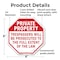 Signmission Private Property Trespassers Will B, 6 Inch X 6 Inch, Plastic Sign OC-P-6-144 - alternate 4