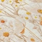 Homeroots 8' Ivory And Beige Round Floral Washable Indoor Outdoor Area Rug 611146 - alternate 4