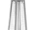 Homeroots 41000 BTU Black Steel Propane Triangular Pyramid Standing Patio Heater 480573 - alternate 5