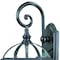 Homeroots Three Light Matte Black Eastern Lantern Wall Light 398391 - alternate 3