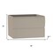 Homeroots 28" Light Brown Wood Freestanding Bathroom Vanity With White Sink And Two Drawers 627460 - alternate 3