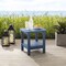 Homeroots 15" Navy Blue Plastic Outdoor Side Table 543737 - alternate 6