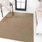 Jonathan Y Maxine Smart Jute Contemporary Border Boho Fine Rib Weave Natural 8 ft. x 10 ft. Area Rug FXV202A-8 - alternate 5