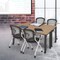 Regency Kee Mobile Training Seminar Table, 72 in W, 24 in L, Noble Oak MTC7224NOBK - alternate 4