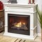 Duluth Forge Ventless Liquid Propane Gas Fireplace With Mantel - 26,000 BTU, T-Stat Control, White Finish DFS-300LT-3WT - alternate 2