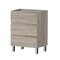 Homeroots 24" Natural Wood Freestanding Bathroom Vanity With White Sink And Three Drawers 624135 - alternate 3