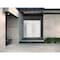 Vdomdoors Steel Double Doors Deux 1705 White Enamel Sidelight Exterior Black Window Stainless Inserts Single DEUX1705DEXD-BEM-RH-W72+16 x H80 - alternate 3