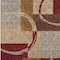 Homeroots 10' X 14' Wheat And Burgundy Geometric Washable Indoor Outdoor Area Rug 612604 - alternate 8