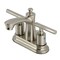 Kingston Brass Double-Handle 4" Centerset Bathroom Faucet with Pop-Up Drain, Brushed Nickel FB7628CML - alternate 1