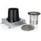 Leviton Steel 6" Concrete Floor Box 20A Dup Gry FBID1 - alternate 4