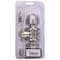 Prosource Passage Knob, Metal, Stainless Steel, 2-3/8 to 2-3/4 in Backset, 1-3/8 to 1-3/4 in Thick Door T3630V-PS - alternate 2