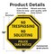 Signmission No Trespassing No Soliciting Police, 18 inch X 18 inch, Plastic Sign, 2PK OC-P-2PACK-18-102 - alternate 4