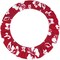Coverking STEERING WHEEL GRIP DESIGNER VELOUR HAWAIIAN RED M10A7 - alternate 1